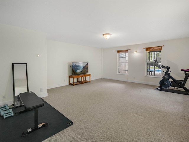 1851 York Street Ext, Poultney, VT 05764 - workout area featuring baseboards and carpet floors