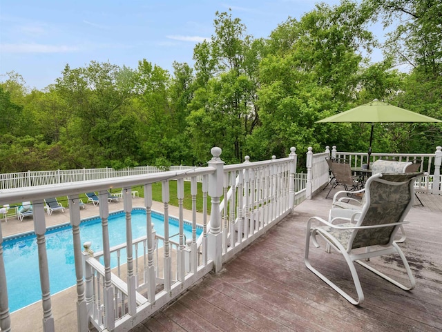 1851 York Street Ext, Poultney, VT 05764 - view of pool featuring a wooden deck and outdoor dining space