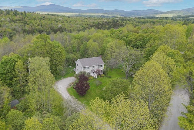 2351 Sugar Hill Rd, Wallingford, VT 05742 - view of subject property with a forest and a mountain backdrop