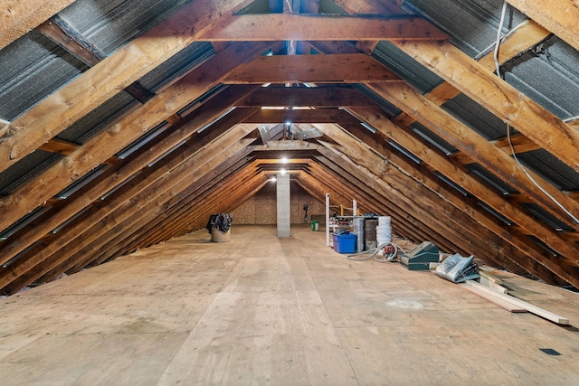 122 Wallace Rd, Northfield, VT 05663 - view of unfinished attic