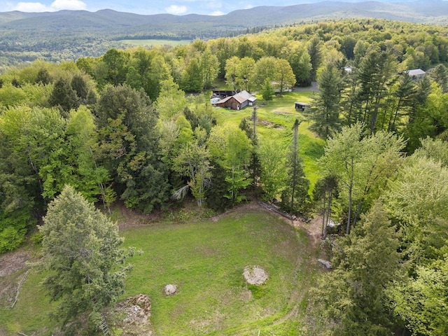 122 Wallace Rd, Northfield, VT 05663 - view of subject property with a mountainous background and a forest