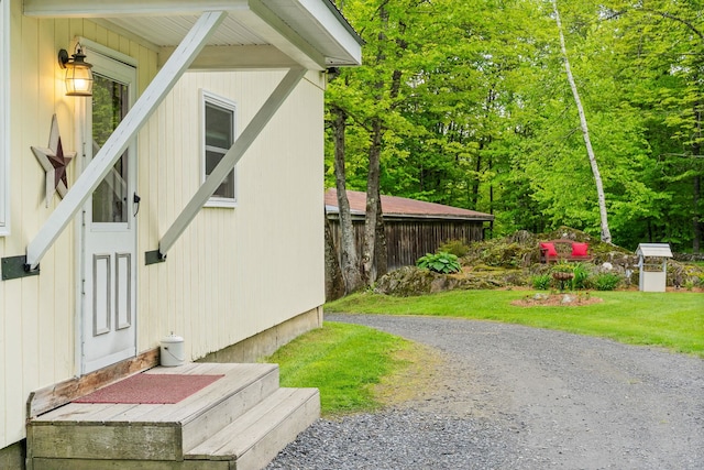 122 Wallace Rd, Northfield, VT 05663 - view of property exterior with gravel driveway