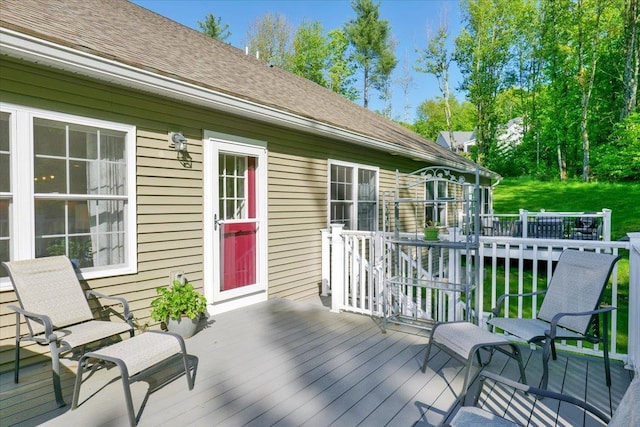 28A Black Walnut Ln Unit A, Jericho, VT 05465 - view of wooden terrace