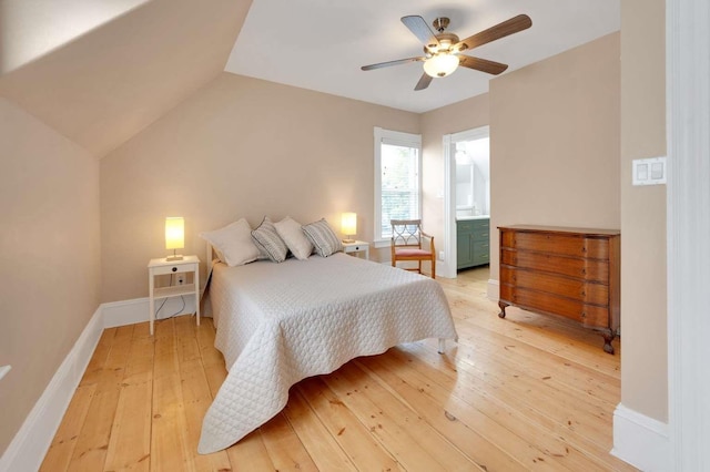 162 Sagamore St, Manchester, NH 03104 - bedroom with light wood-style flooring, baseboards, and a ceiling fan