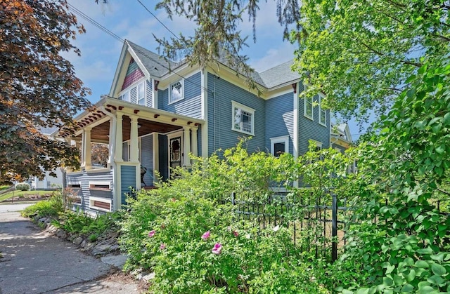 162 Sagamore St, Manchester, NH 03104 - victorian home featuring covered porch