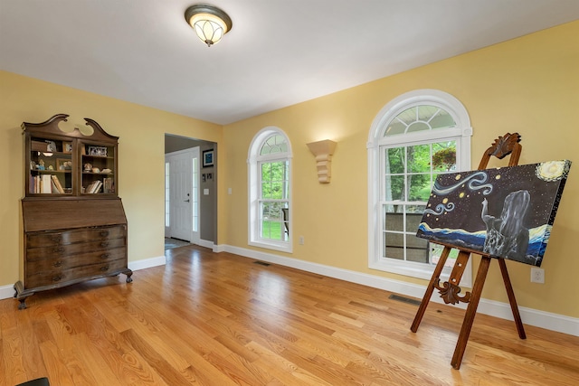 15 Largo Knl, Milford, NH 03055 - foyer entrance with wood finished floors, baseboards, and plenty of natural light
