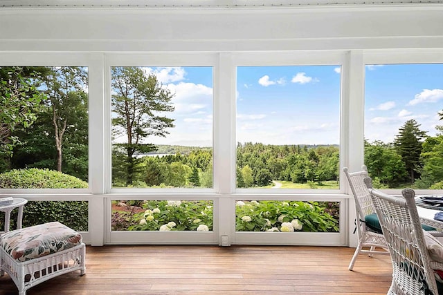 1452 Little Sunapee Rd, New London, NH 03257 - sunroom / solarium with hardwood / wood-style flooring