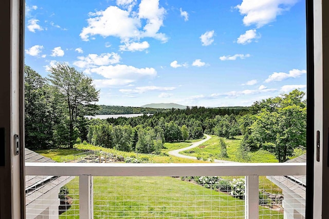 1452 Little Sunapee Rd, New London, NH 03257 - water view featuring a heavily wooded area