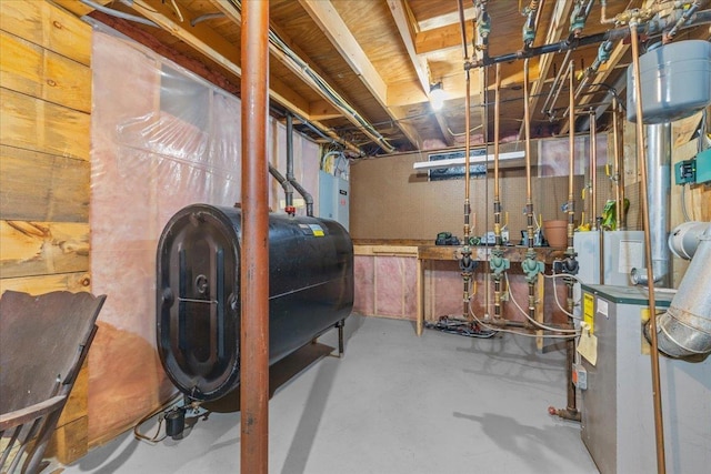 354 Falls Bridge Rd, Williamstown, VT 05679 - unfinished basement featuring heating fuel