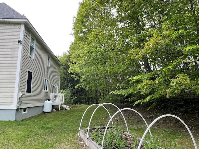 139 Rice Brook Dr, Stoddard, NH 03464 - view of grassy yard with a vegetable garden