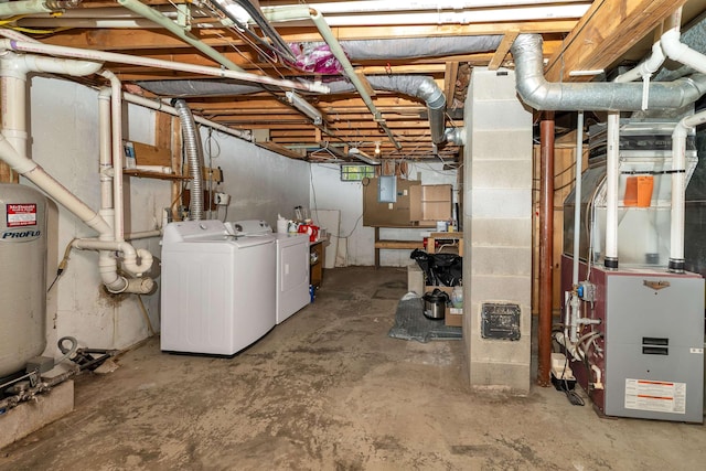 72 Mather Rd, Tamworth, NH 03886 - unfinished below grade area with washing machine and dryer
