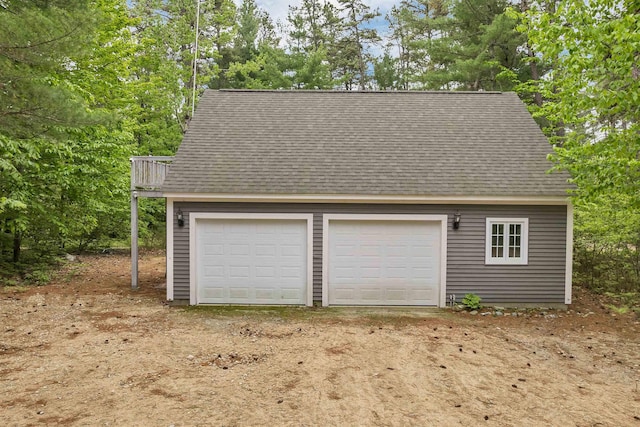 72 Mather Rd, Tamworth, NH 03886 - view of detached garage