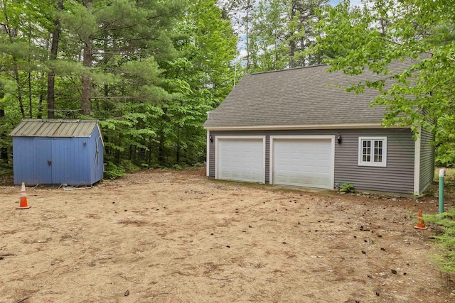 72 Mather Rd, Tamworth, NH 03886 - detached garage with a shed