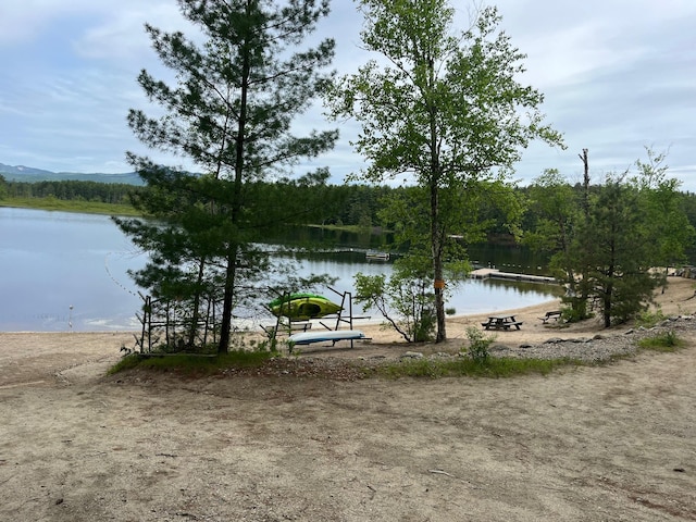72 Mather Rd, Tamworth, NH 03886 - water view featuring a forest
