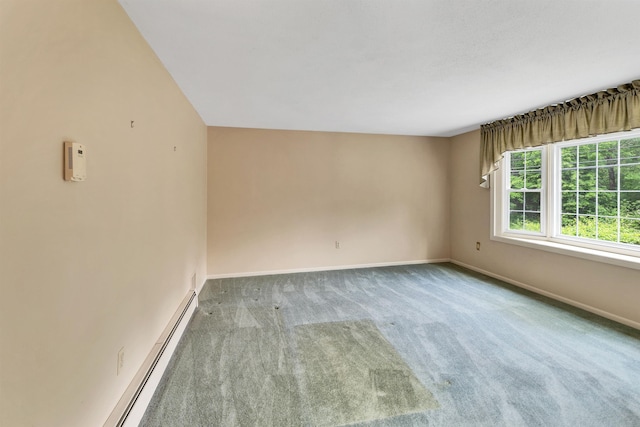 1 Pepperell Cir, Nashua, NH 03062 - spare room with carpet floors, baseboards, and a baseboard radiator