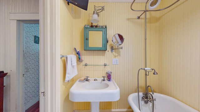 358 S Main St, Whiting, VT 05778 - full bathroom featuring a soaking tub