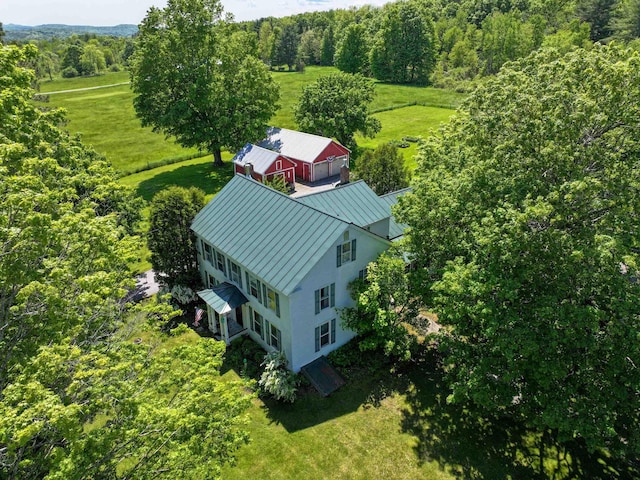358 S Main St, Whiting, VT 05778 - aerial view of property and surrounding area