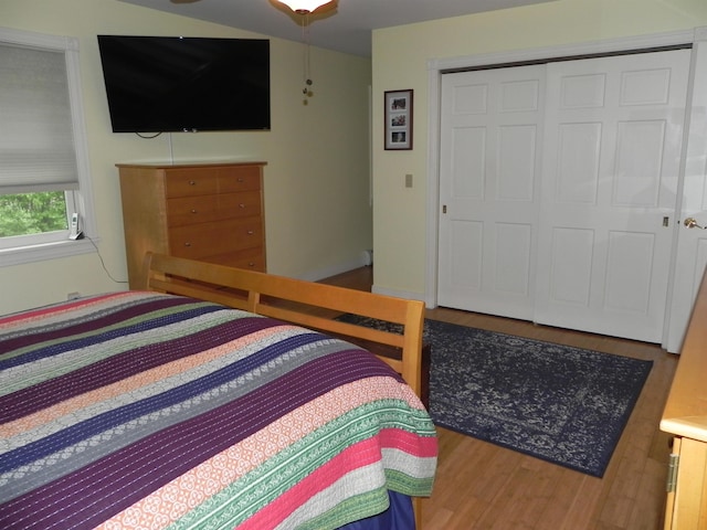 1782 Old Creamery Rd, Williston, VT 05495 - bedroom with wood finished floors and a closet