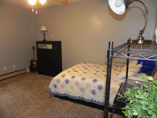 1782 Old Creamery Rd, Williston, VT 05495 - bedroom featuring carpet flooring and baseboard heating