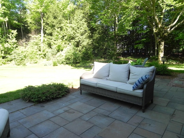 1782 Old Creamery Rd, Williston, VT 05495 - view of patio featuring an outdoor hangout area