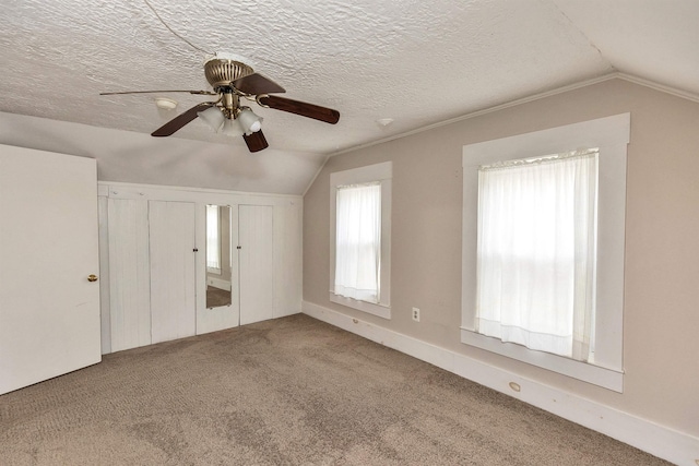 247 Prospect St, Manchester, NH 03104 - bonus room with vaulted ceiling, a ceiling fan, and carpet floors