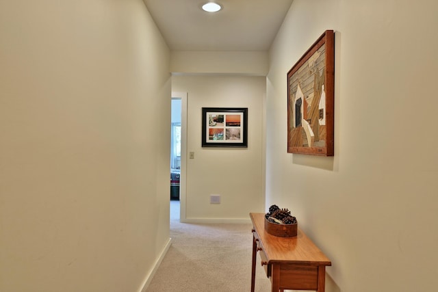 775 E Lake Rd, Ludlow, VT 05149 - corridor featuring light carpet and baseboards