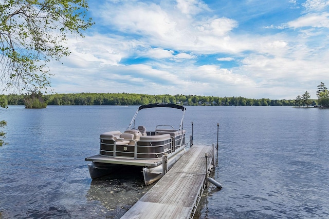 22 Shore Dr, Middleton, NH 03887 - dock area with a water view