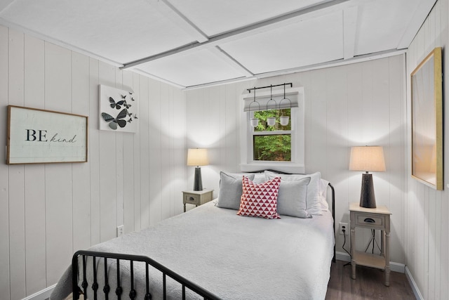 25 Hilltop Dr, Newbury, NH 03255 - bedroom with dark wood-style flooring and baseboards