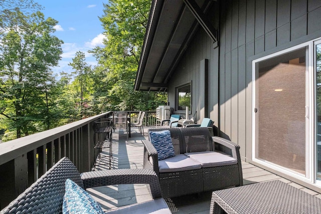 25 Hilltop Dr, Newbury, NH 03255 - view of wooden deck