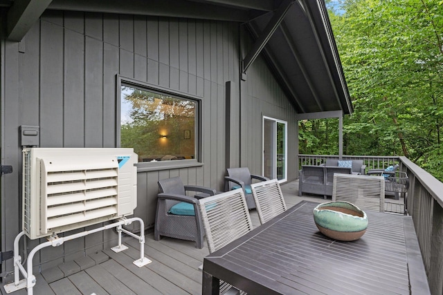 25 Hilltop Dr, Newbury, NH 03255 - wooden terrace featuring outdoor lounge area