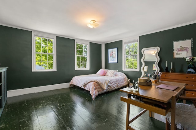 79 Silver St, Dover, NH 03820 - bedroom with baseboards and ornamental molding