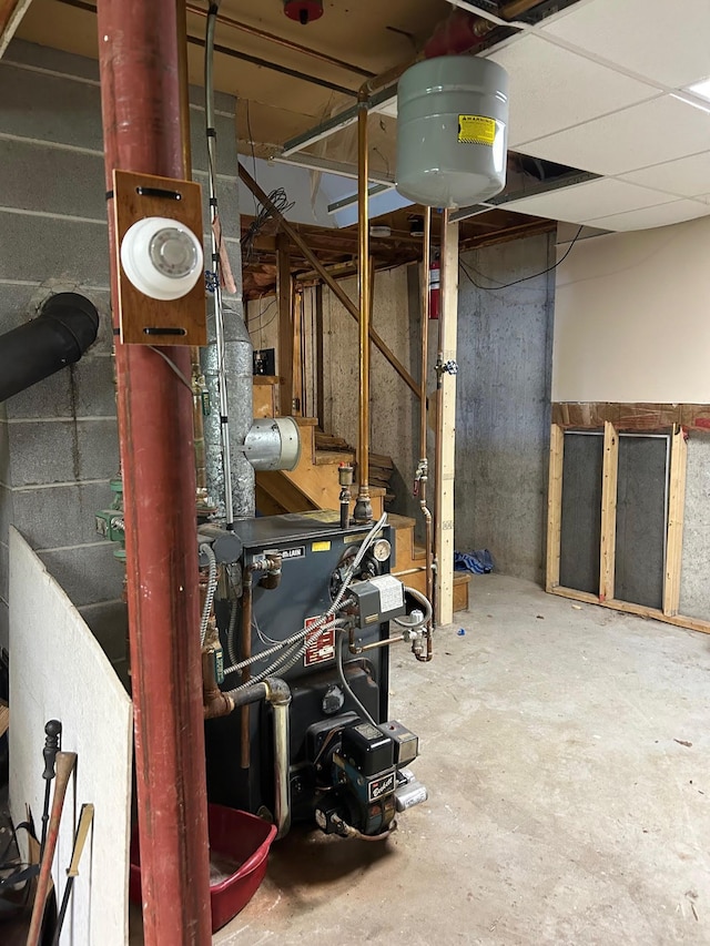 348 Ridge Rd, Northwood, NH 03261 - view of unfinished basement