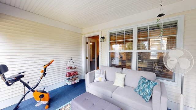 4 Bow Center Rd Unit B-3, Bow, NH 03304 - sunroom featuring carpet flooring