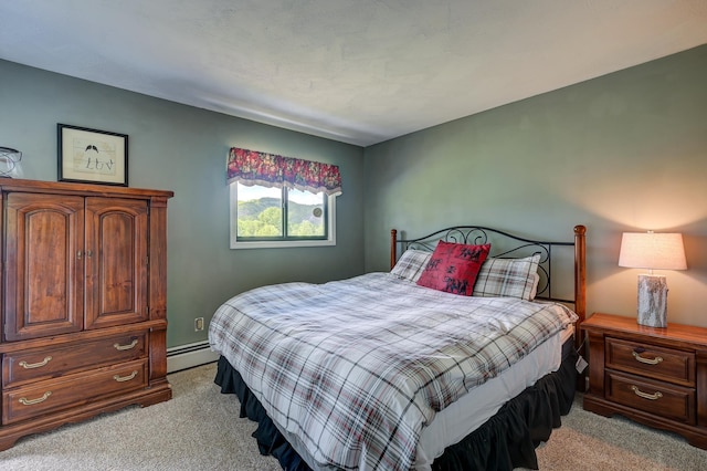 19 Hill & Vale Lane 19, Bartlett, NH 03812 - bedroom with carpet flooring, a baseboard heating unit, and baseboards
