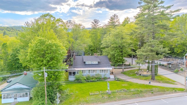 57 Main St, Woodstock, NH 03262 - view of front of house with a front yard