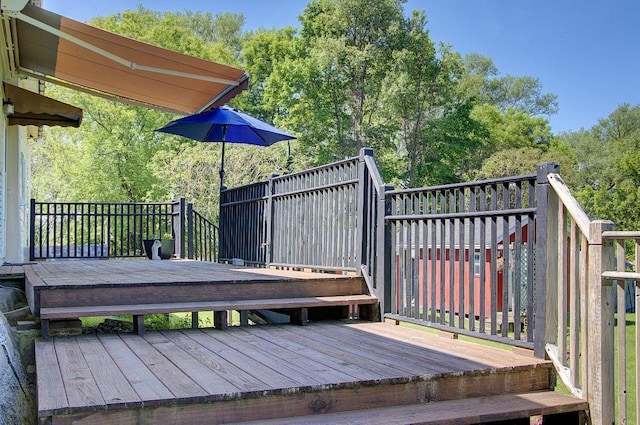 398 N Rd, Milton, VT 05468 - view of wooden terrace
