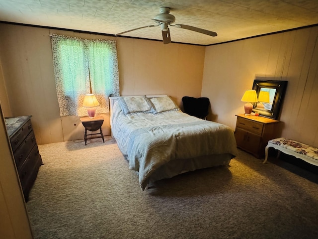 611 4-h Rd, Derby, VT 05829 - carpeted bedroom with crown molding and a ceiling fan