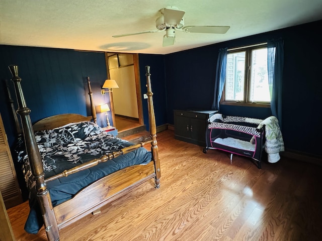 611 4-h Rd, Derby, VT 05829 - bedroom with wood finished floors and a ceiling fan