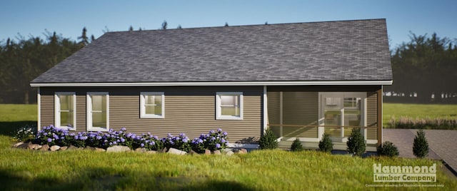 34 Adams Dr, Washington, NH 03280 - view of front facade with a shingled roof