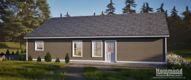 34 Adams Dr, Washington, NH 03280 - back of property with a shingled roof