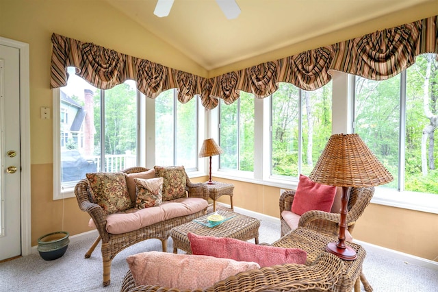 16 Gilboa Ln, Nashua, NH 03062 - sunroom featuring lofted ceiling, carpet flooring, plenty of natural light, and baseboards
