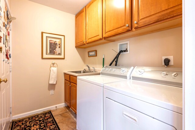 16 Gilboa Ln, Nashua, NH 03062 - laundry area featuring cabinet space, washer and dryer, baseboards, and light tile patterned flooring