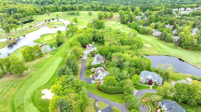16 Gilboa Ln, Nashua, NH 03062 - aerial perspective of suburban area featuring a large body of water and a golf club