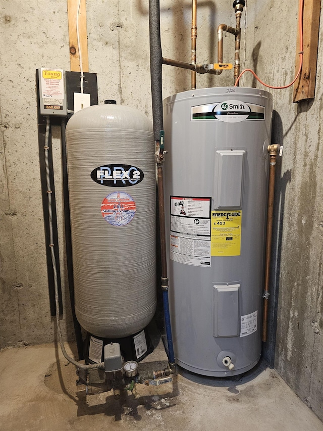 436 Mammoth Rd, Pelham, NH 03076 - utility room featuring water heater