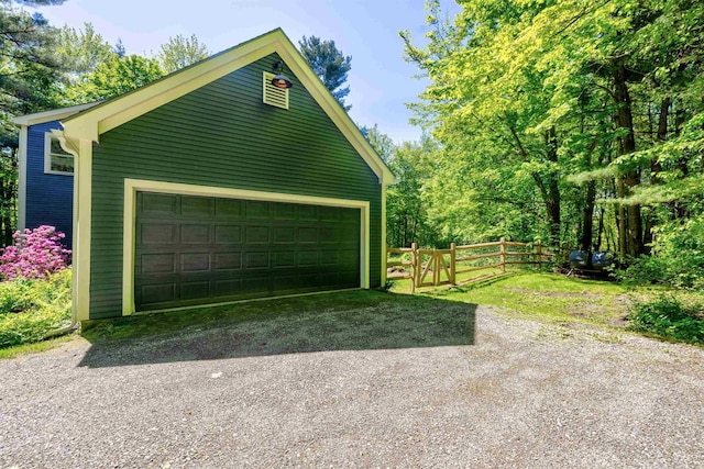 47 Hollow View Rd, Stowe, VT 05672 - view of detached garage