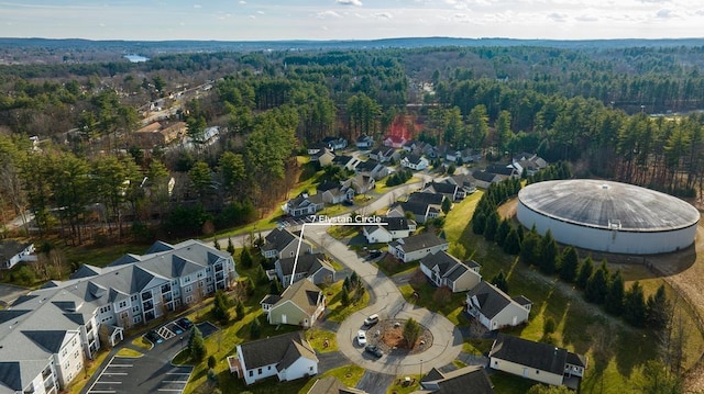 7 Elystan Cir, Nashua, NH 03064 - view of property location with a heavily wooded area and nearby suburban area