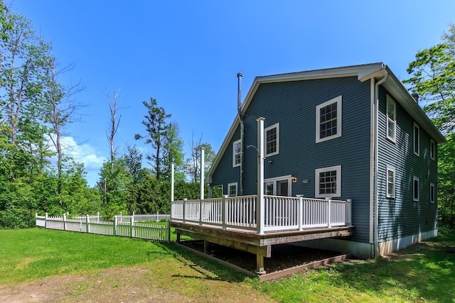 38 Howard Hill Rd, Jaffrey, NH 03452 - back of house featuring a deck