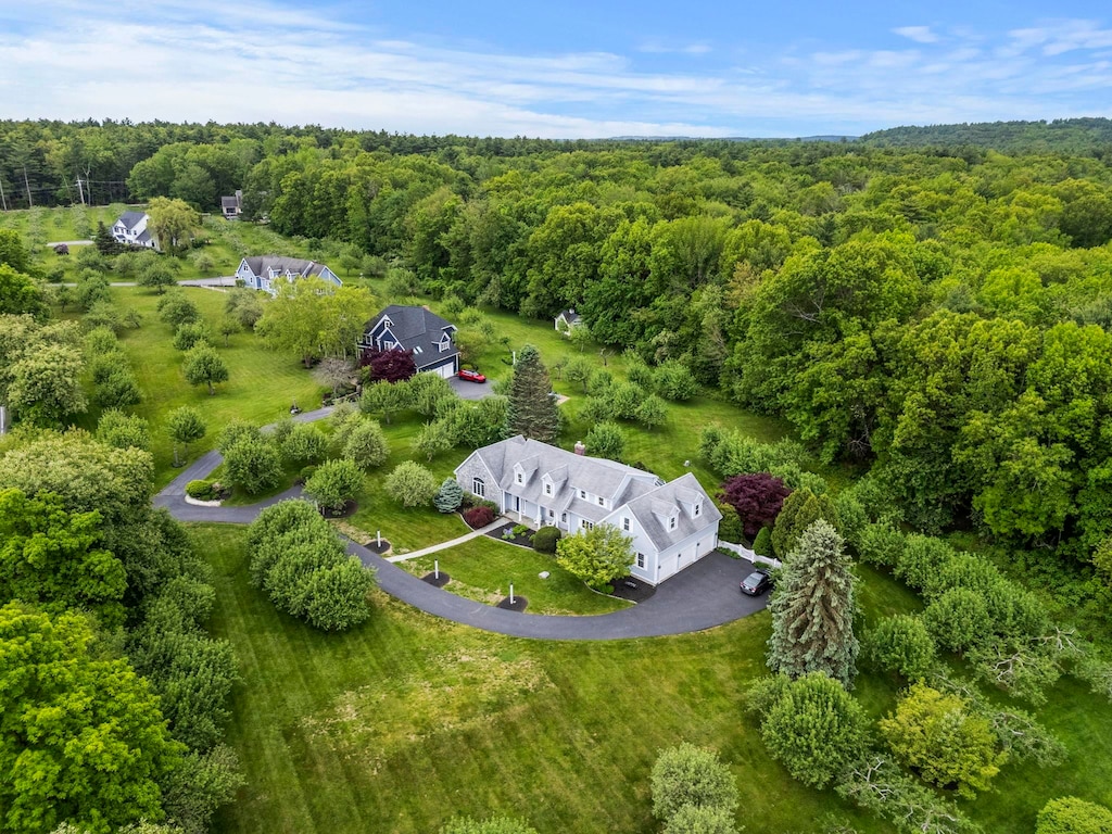 96 Exeter Rd, Hampton Falls, NH 03844 - view of subject property featuring a heavily wooded area