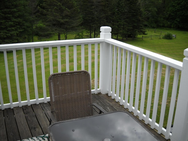 6 On The Cmn Unit 5, Lyme, NH 03768 - deck with a lawn