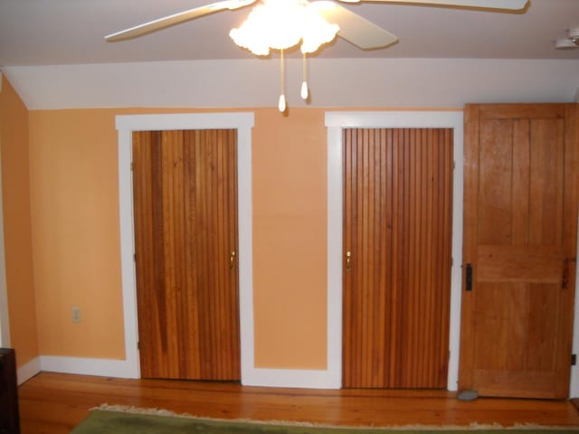 6 On The Cmn Unit 5, Lyme, NH 03768 - unfurnished bedroom featuring baseboards and wood finished floors